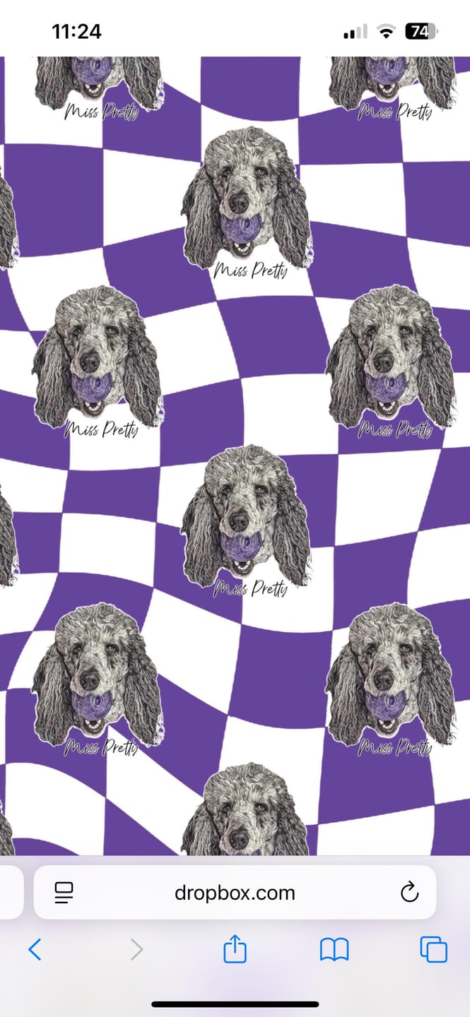 Customer photo review of Custom Pet Design Golf Cart Seat Cover – Handmade Fabric