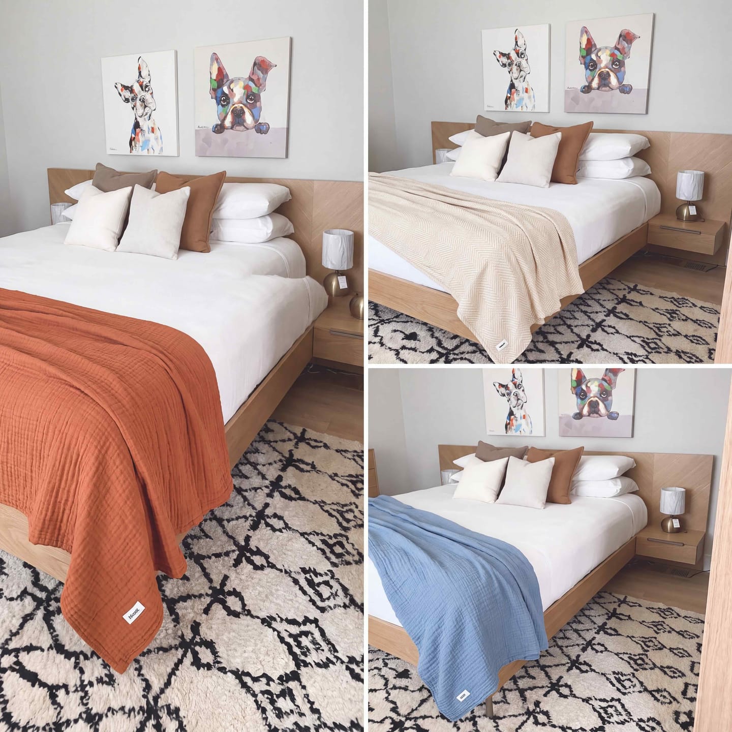 Customer photo review of MUSSELO Musselin-Decke