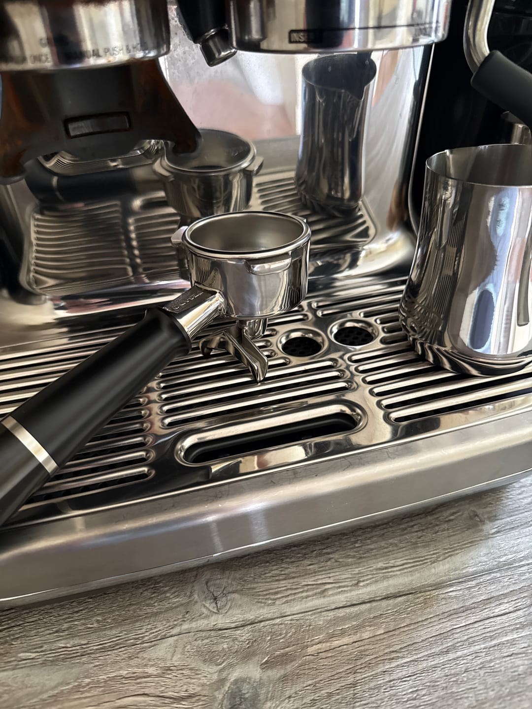 Customer photo review of EP Electro Polished Filter Basket - 54mm