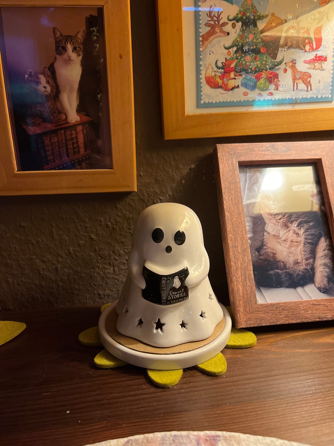Customer photo review of Geister Teelichthalter / Räucherkegel – Summerween Keramik Deko
