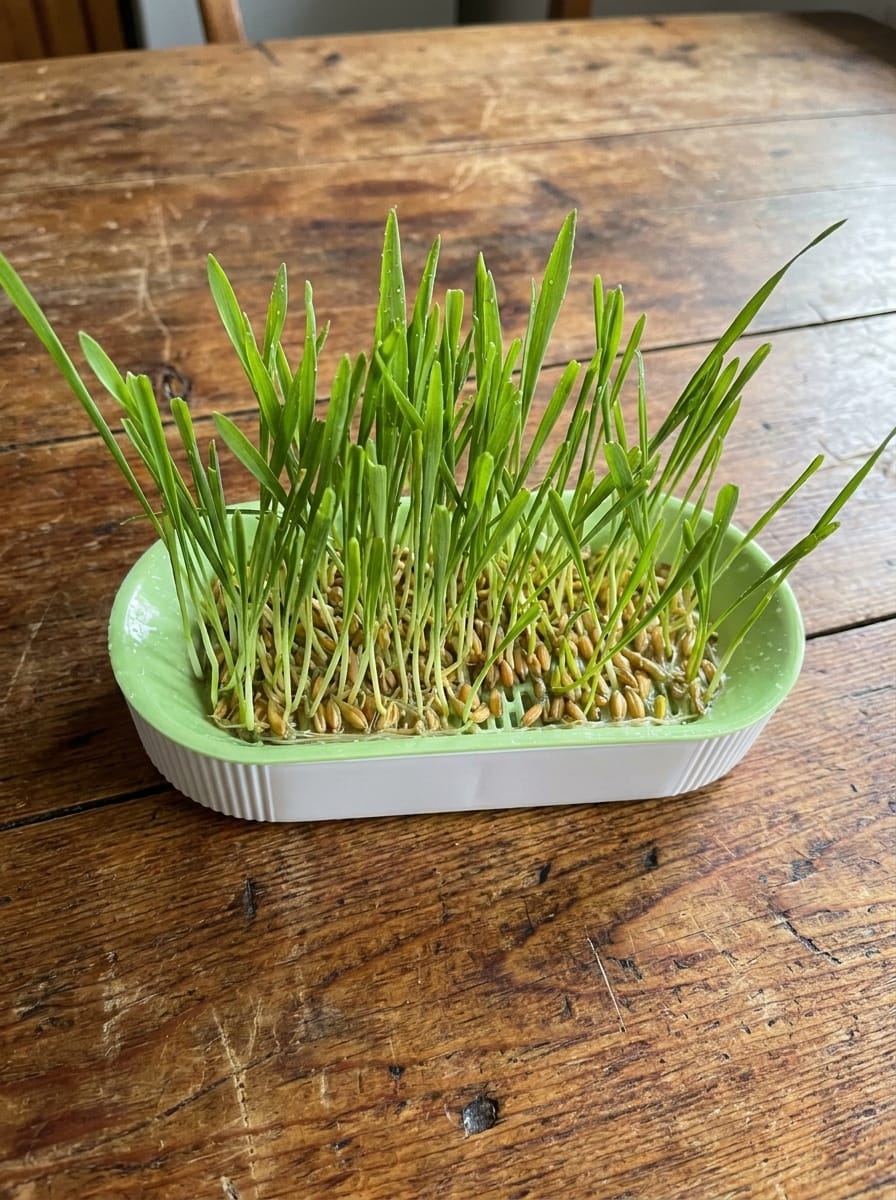Customer photo review of KittyGrass™ Indoor Cat Garden