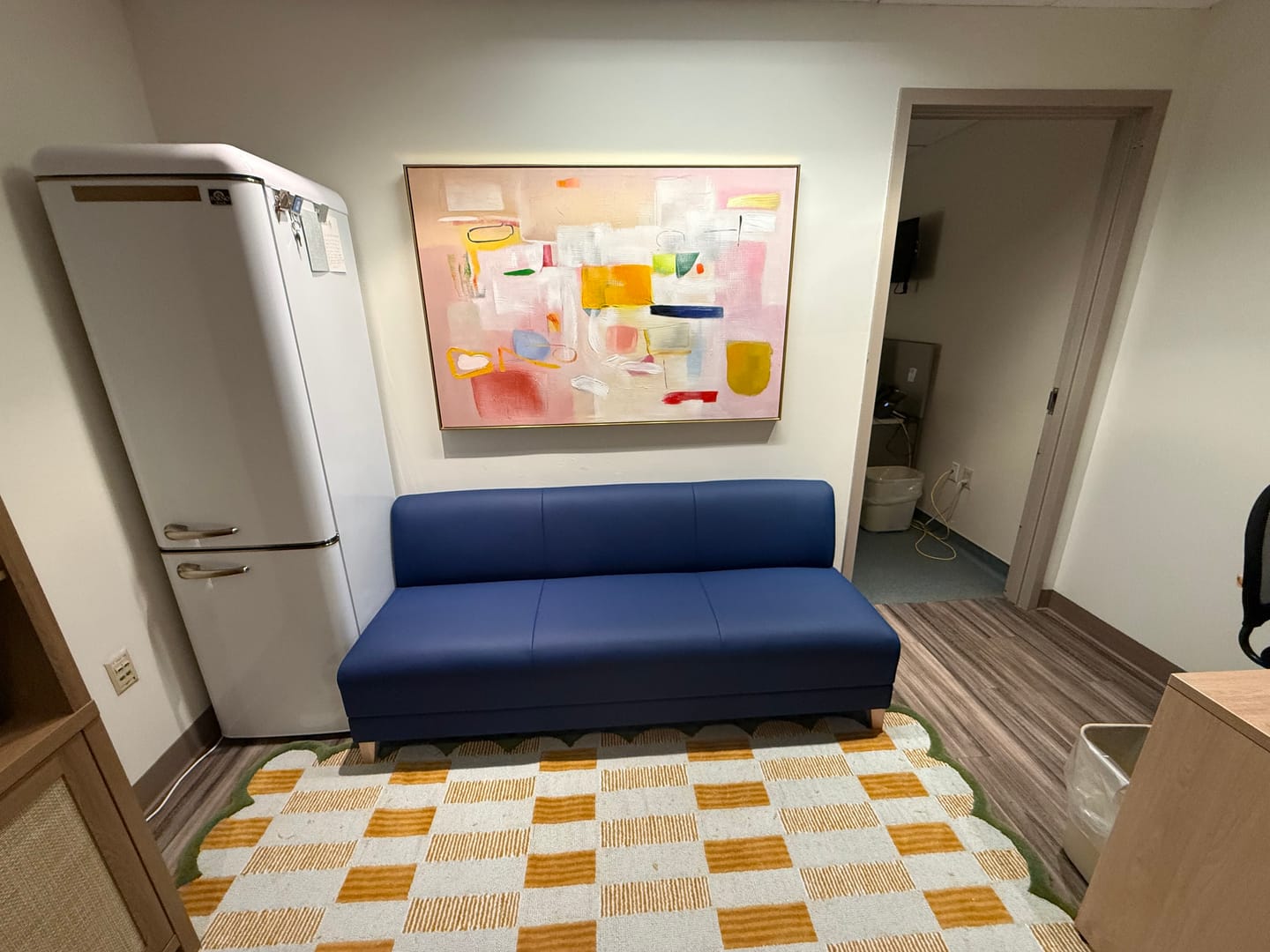 Customer photo review of Abstract Canvas Art #AB454