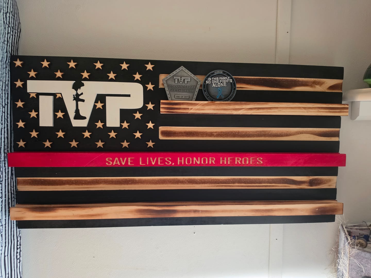 Customer photo review of PTSD Awareness - Challenge Coin