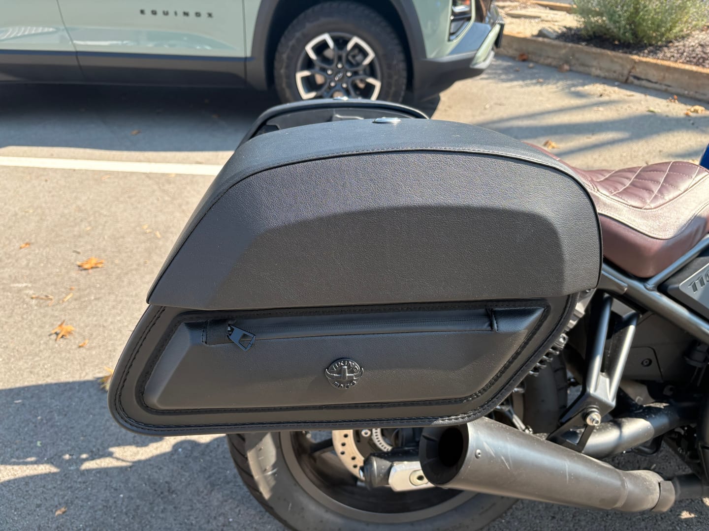 Customer photo review of 28L - Pantheon Medium Quick Mount Honda Rebel 1100 Motorcycle Saddlebags
