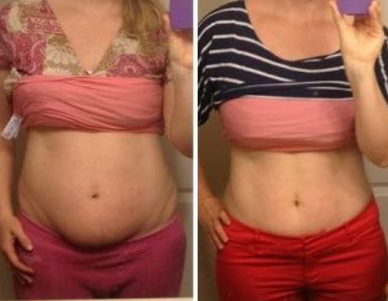 Customer photo review of Aceite Corporal Reafirmante