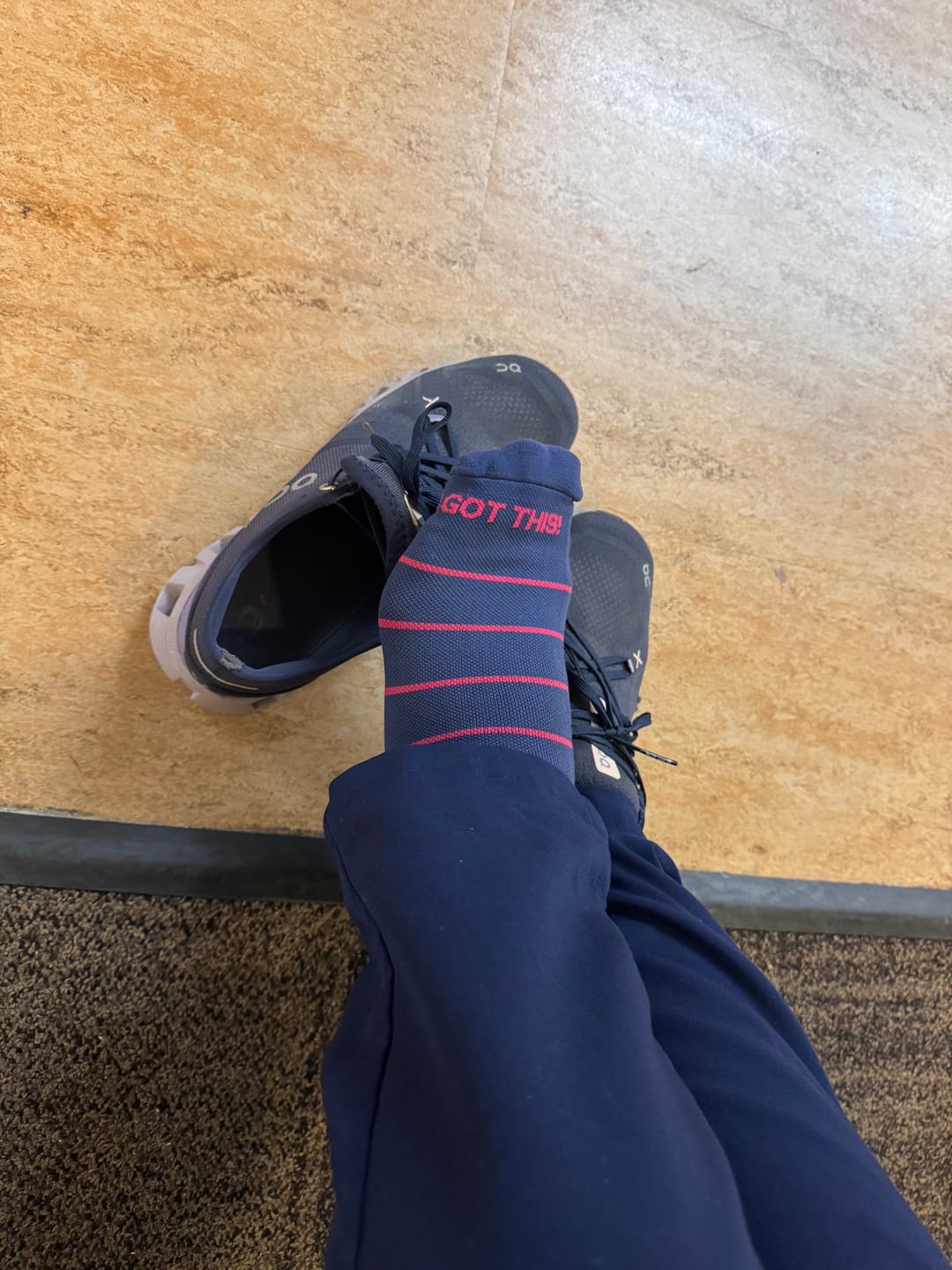 Customer photo review of NurseStrong Performance Compression Socks