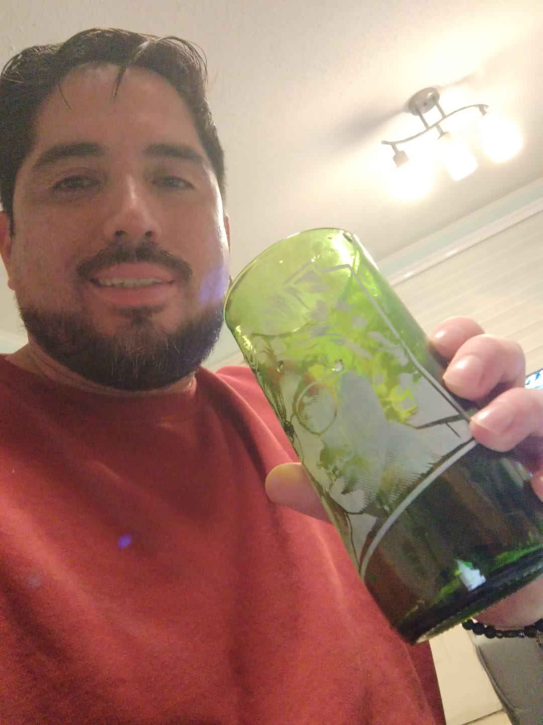 Customer photo review of Vaso Charly Rock Argentino Color Verde 500ml