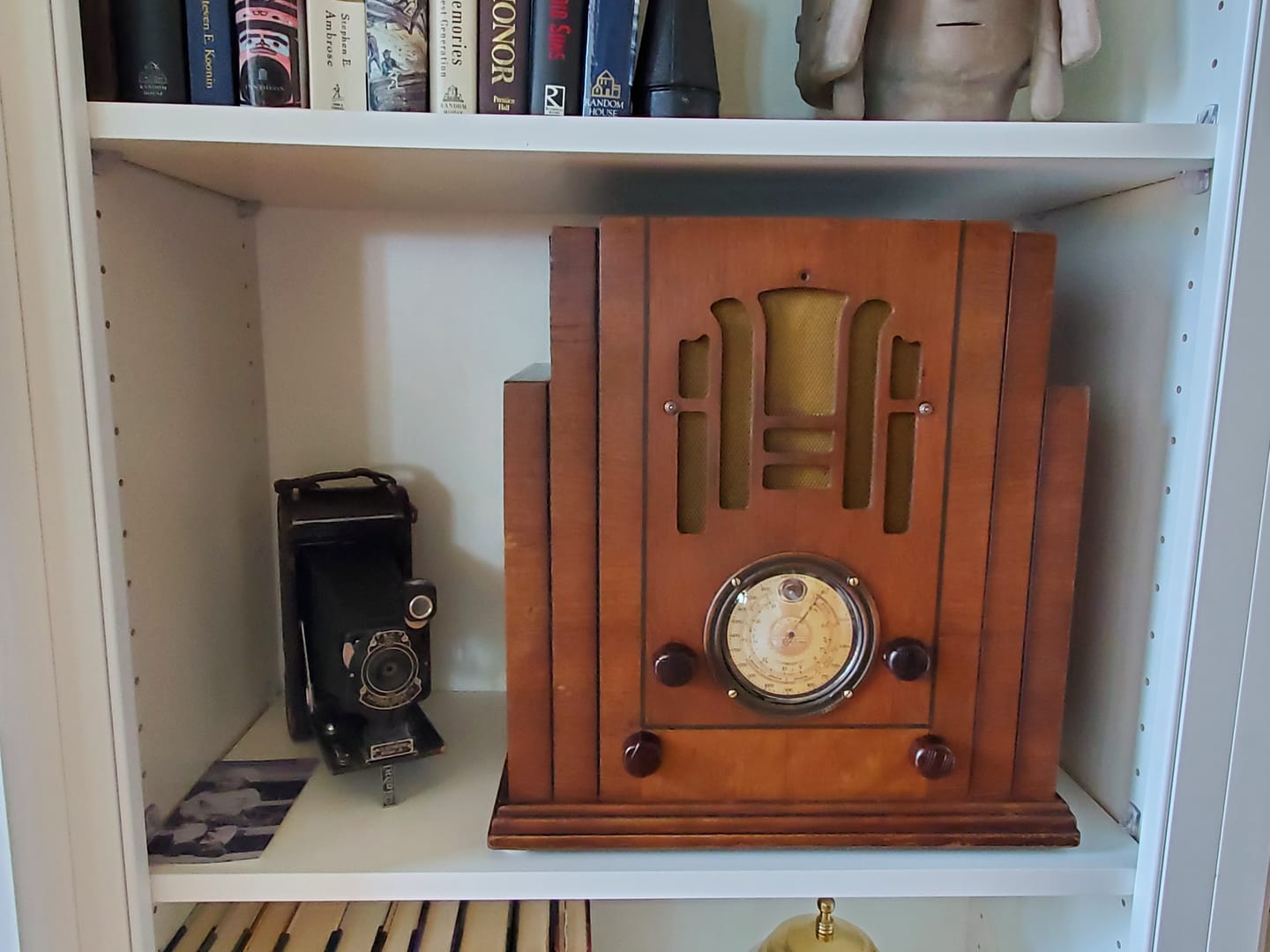 Customer photo review of Convex Glass Radio Dial Covers & Clock Crystals | Vintage Replacement Parts