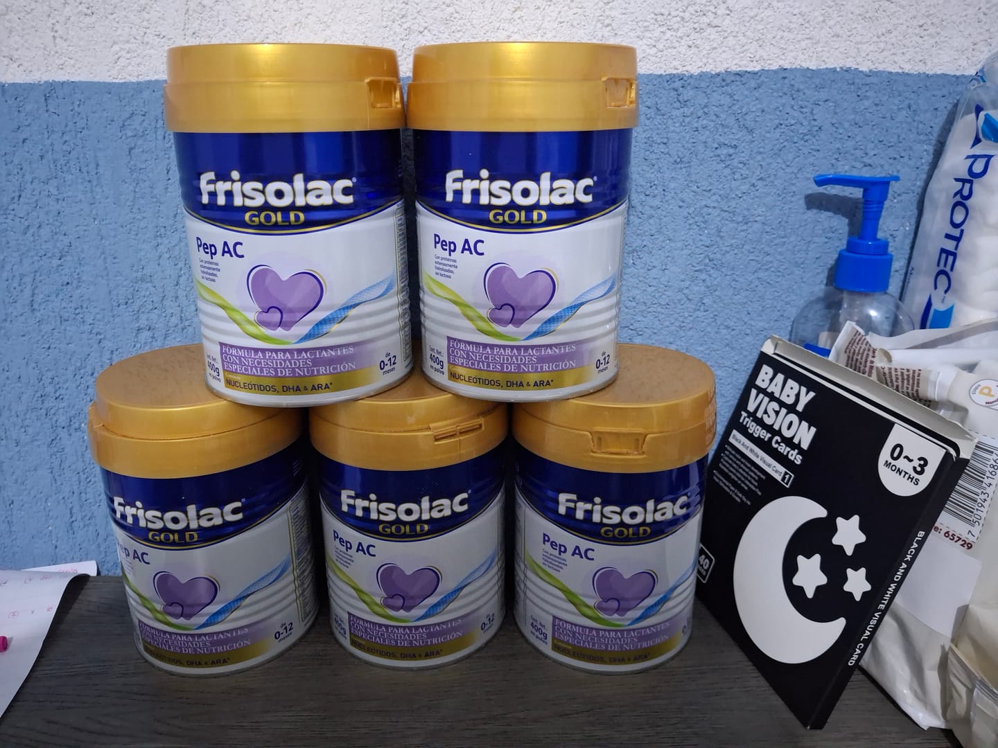 Customer photo review of Frisolac Gold Pep A C (0 A 12 Meses) Pack Con 800 Gr