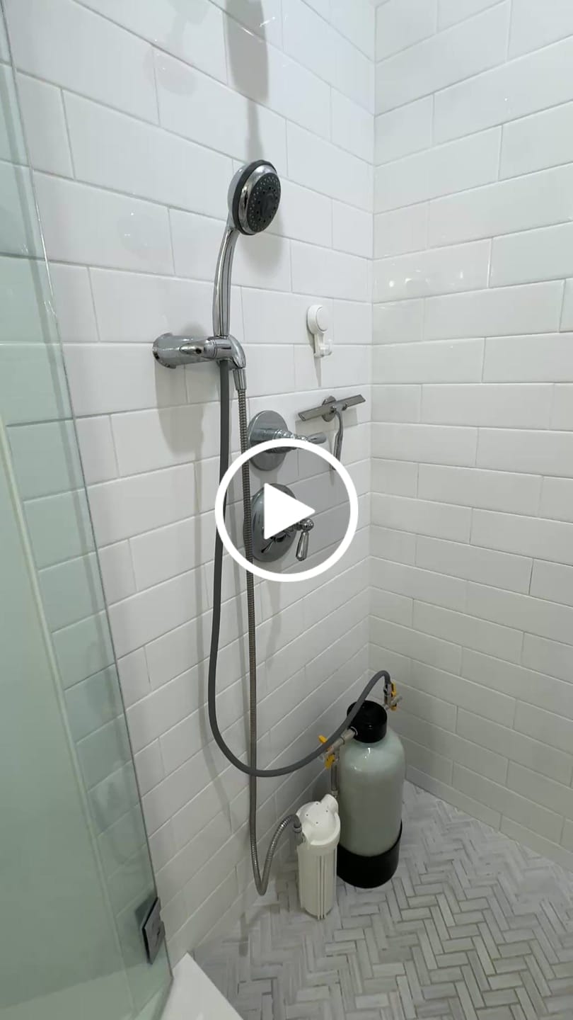 Customer video review of Shower Water Softener System for Hard Water