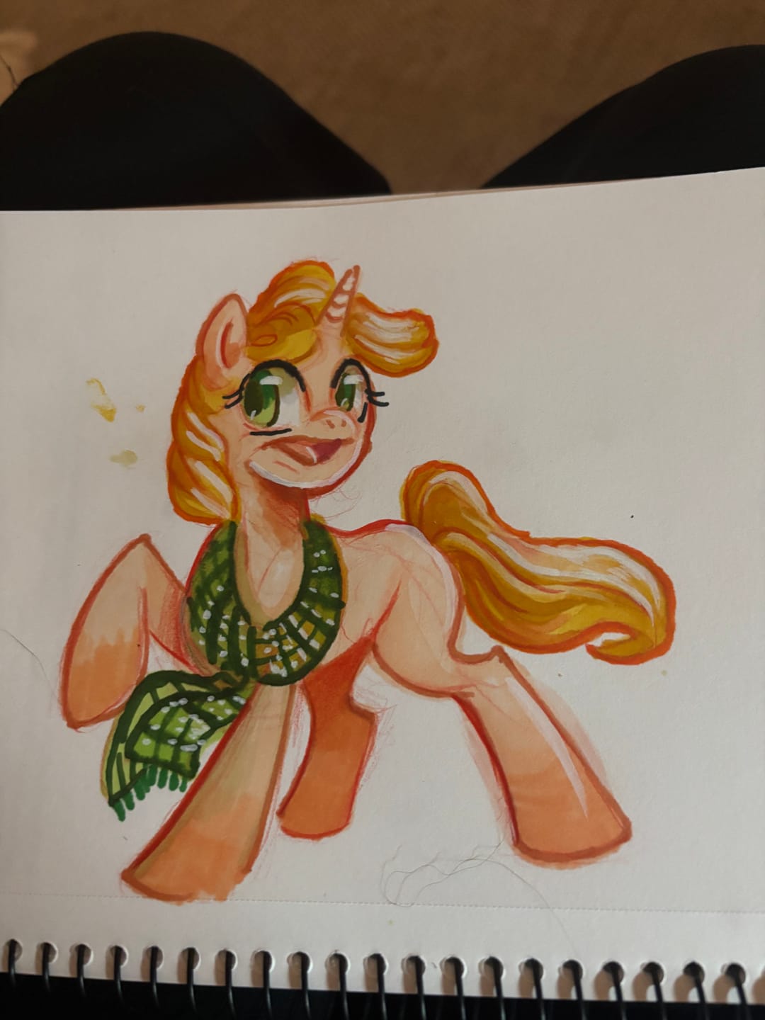 Customer photo review of Ohuhu Honolulu 120 Colors Dual Tips Alcohol Art Markers (New Color Codes)