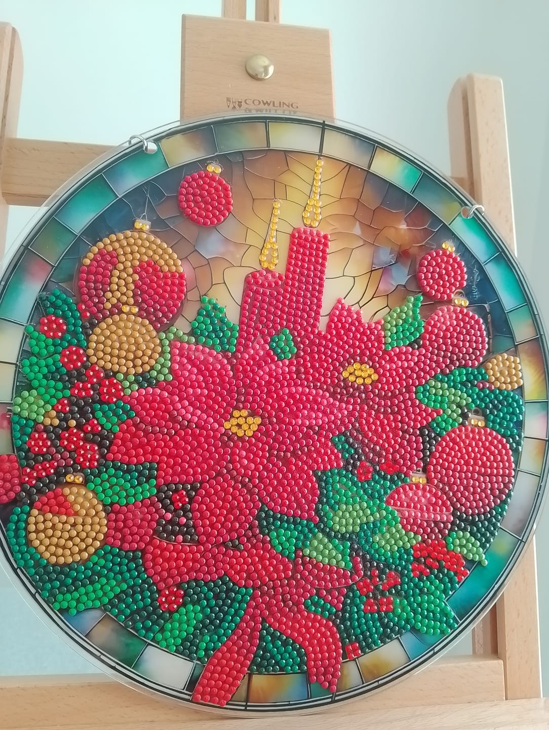Customer photo review of Holy Night Crystal Art Hanging Decoration