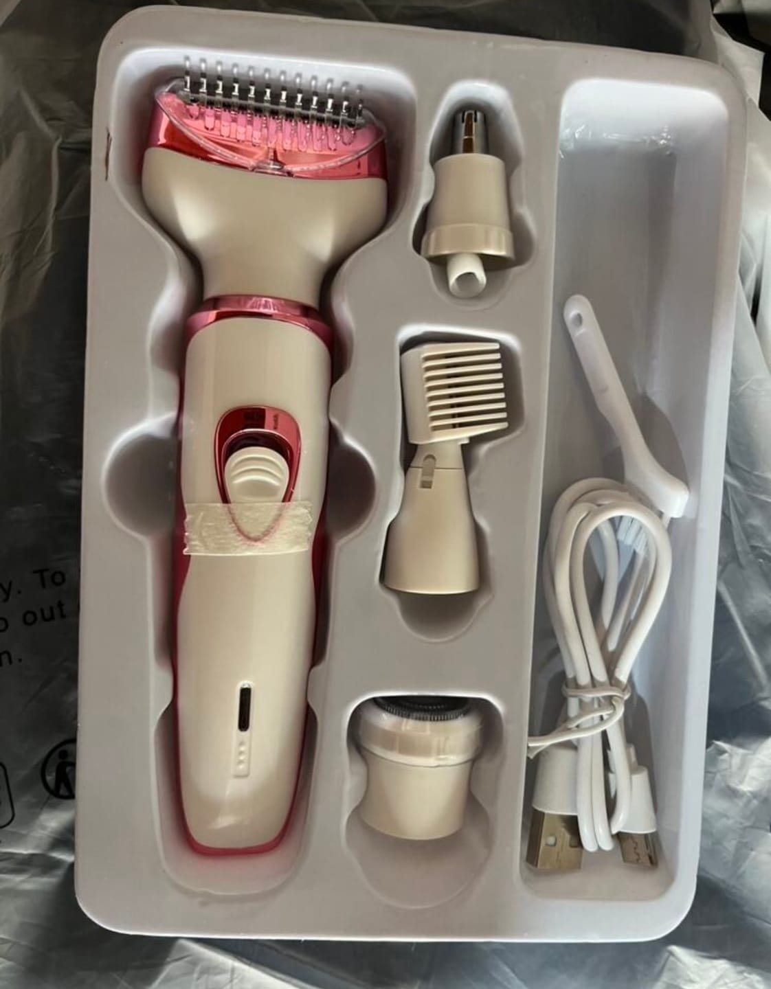 Customer photo review of DEPILADORA 5 EN 1 PROFESIONAL