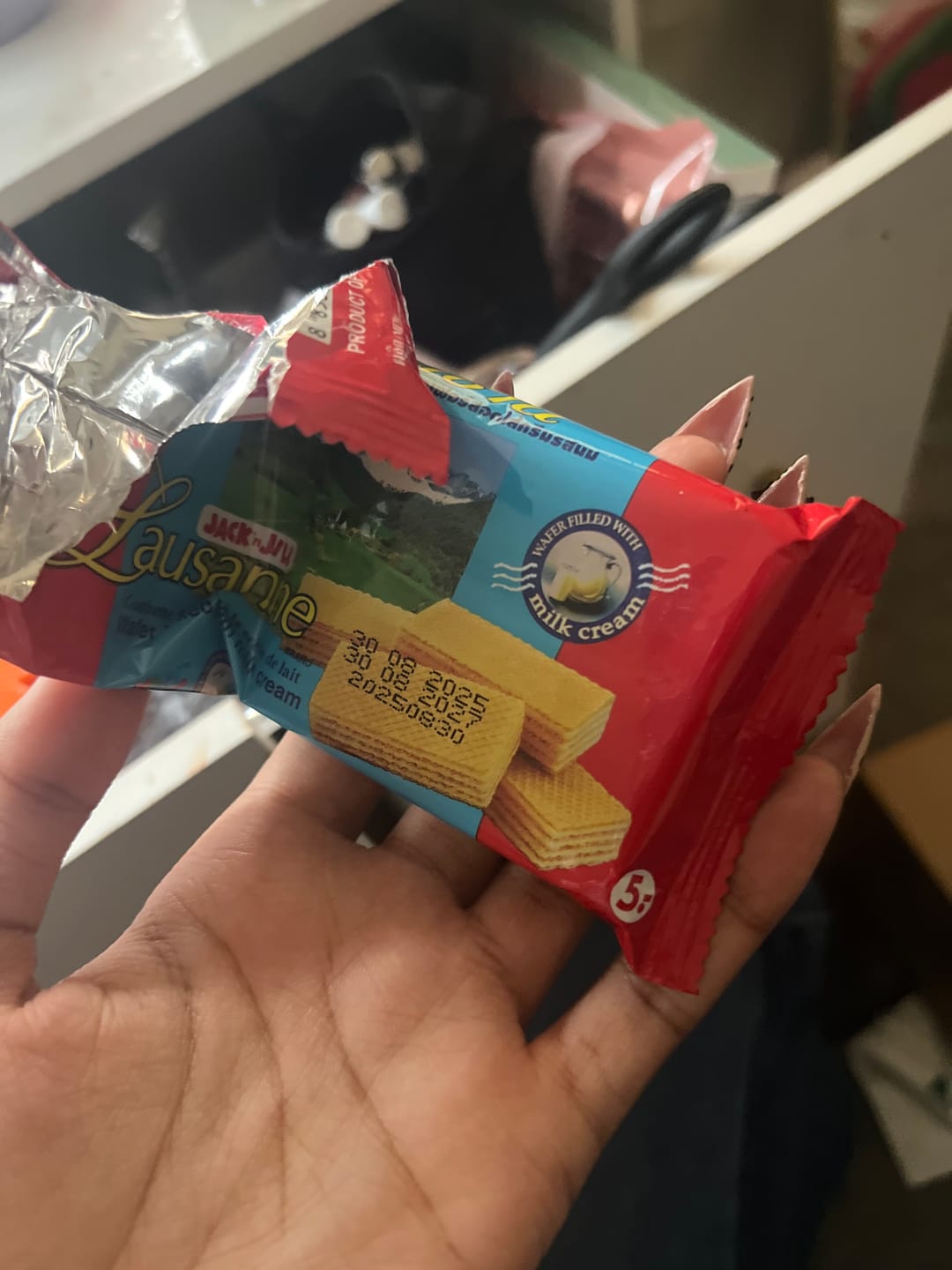 Customer photo review of Jack n Jill Lausanne Wafer | Crispy Creamy Snack