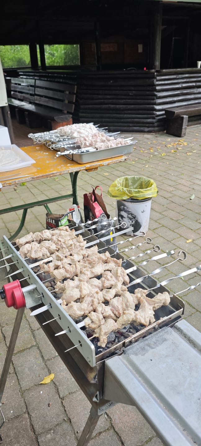 Customer photo review of Schweine-Schaschlik Original - Mayonnaise Zwiebel Kräuter Marinade | mySchaschlik