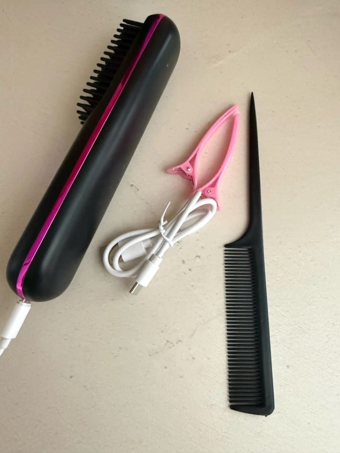 Customer photo review of מיני מחליק שיער אלחוטי
