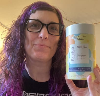 Customer photo review of Passion - Balance & Desire Blend for Women 40+ | Hormone Balance | Herbal Adaptogen Formula | Maca & Ashwagandha | Cortisol Manager | Mood, Energy & Wellness Support | Berry Citrus Flavor | 30 Sticks