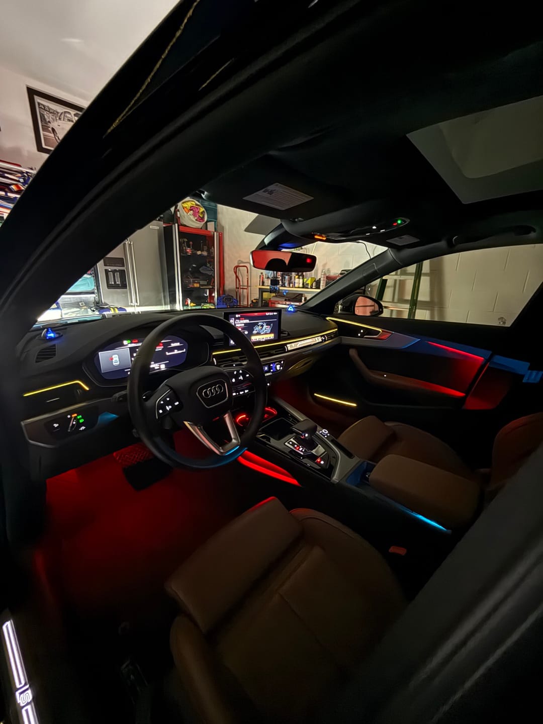 Customer photo review of Audi B9/B9.5 Technik+ Ambient Lighting Kit