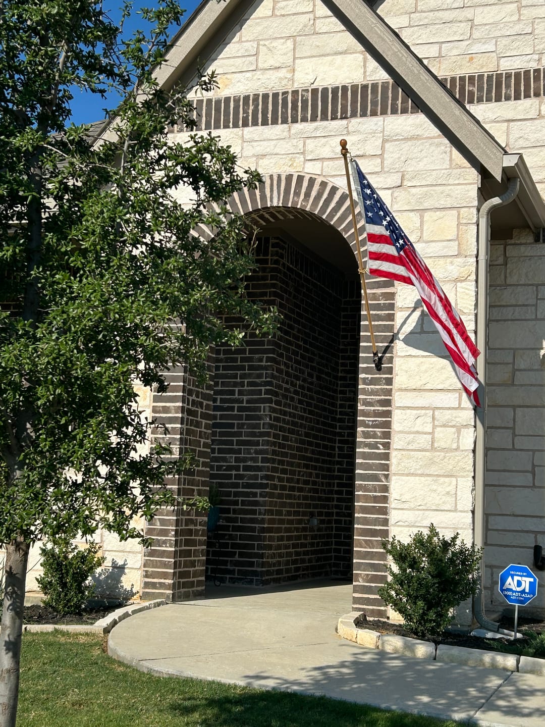 Customer photo review of 3' x 5' American Flag Set