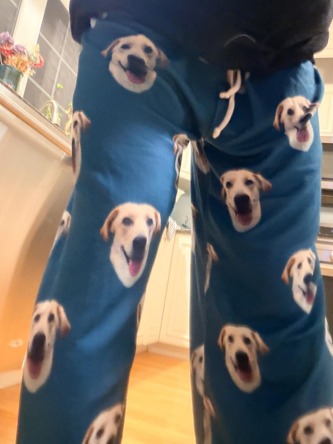 Customer photo review of Personalized Pet Photo Pajama, Custom Dog & Cat Portrait PJs, Family Matching Loungewear