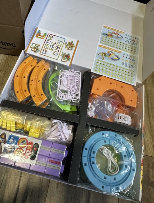 Customer photo review of Mókaexpressz mágneses vonatpálya