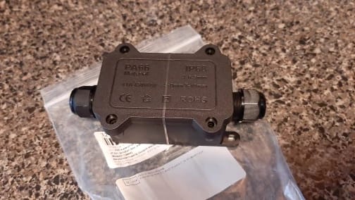 Customer photo review of IP68 Waterproof Submersible Junction Box - Weatherproof Outdoor Cable Connector & Electrical Box for Underwater & Garden Use