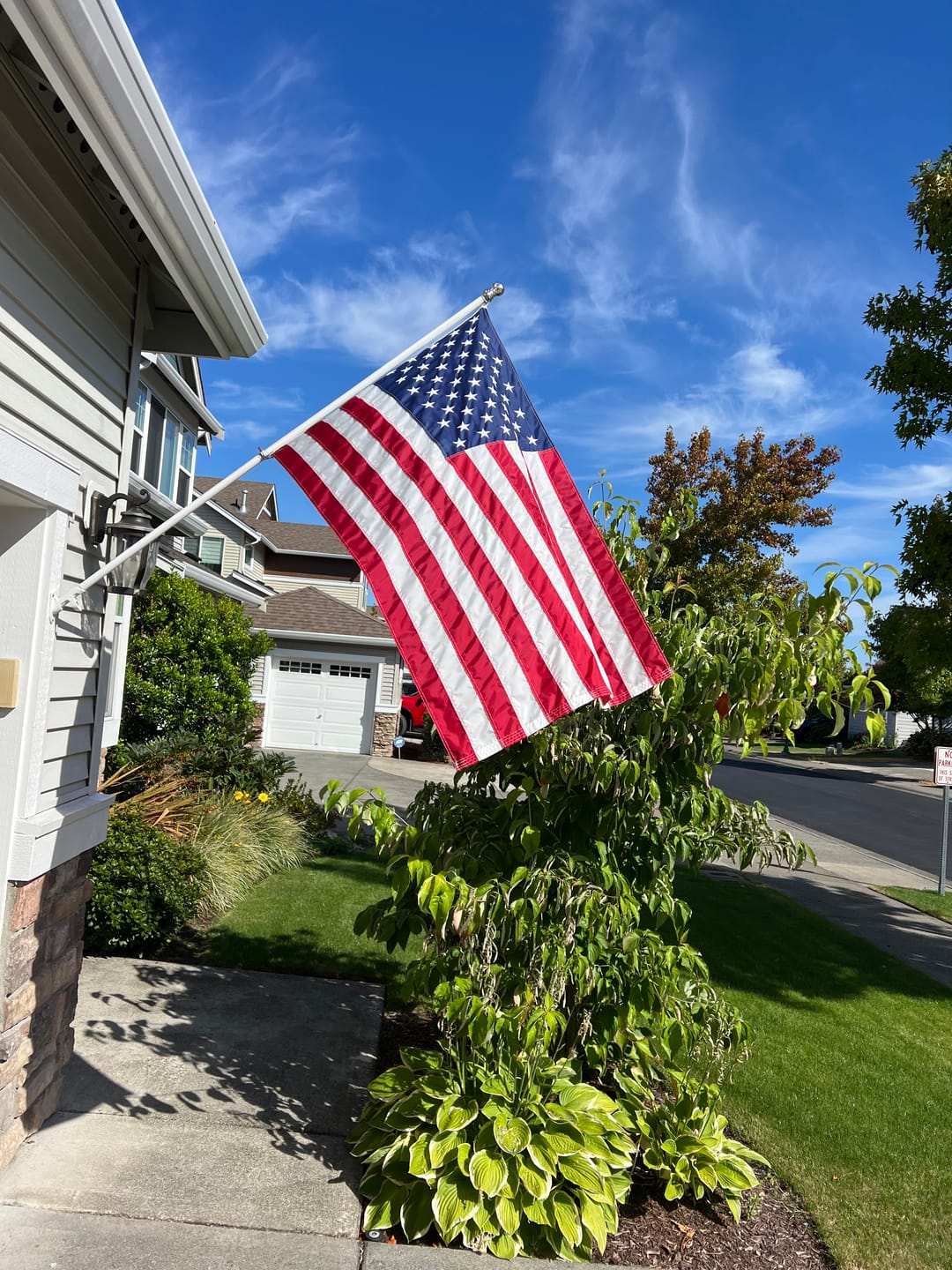 Customer photo review of 3' x 5' American Flag