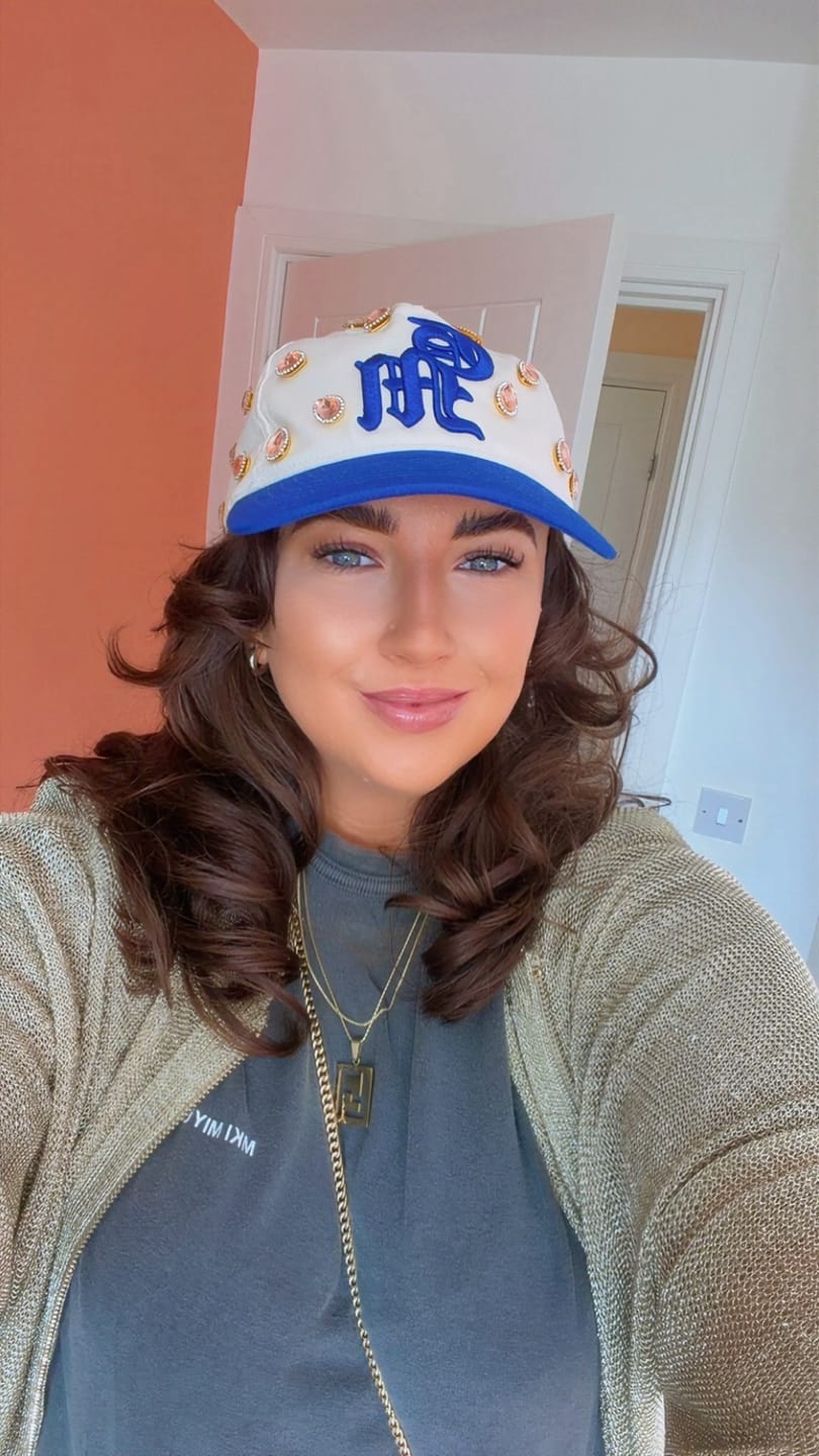 Customer photo review of GM REGAL IVORY BLUE - HAT