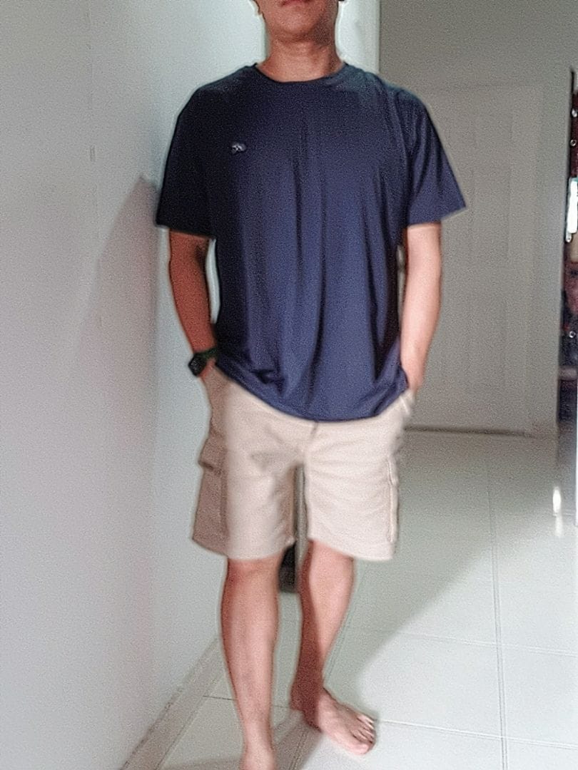 Customer photo review of Lux Cooling Dri-Fit Crew Neck Short Sleeve T-Shirt