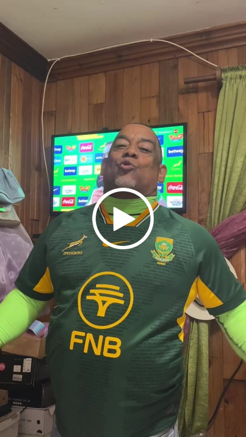Customer video review of Springboks Nike Men's 2026 RGR Stadium Jersey