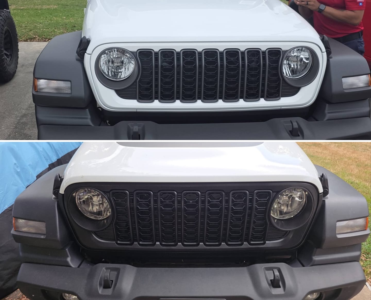 Customer photo review of Fully Raptorized Grille - Newer Style Upgrade fits Wrangler JL/ GladiatorJT
