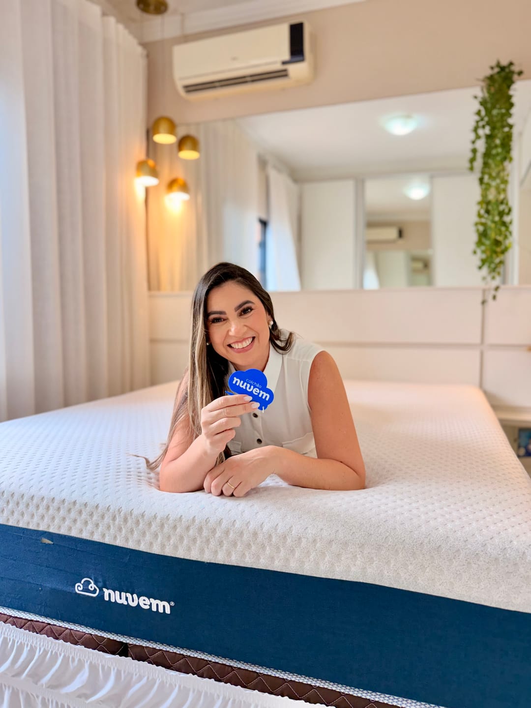 Customer photo review of Colchão Nuvem Velum Plus