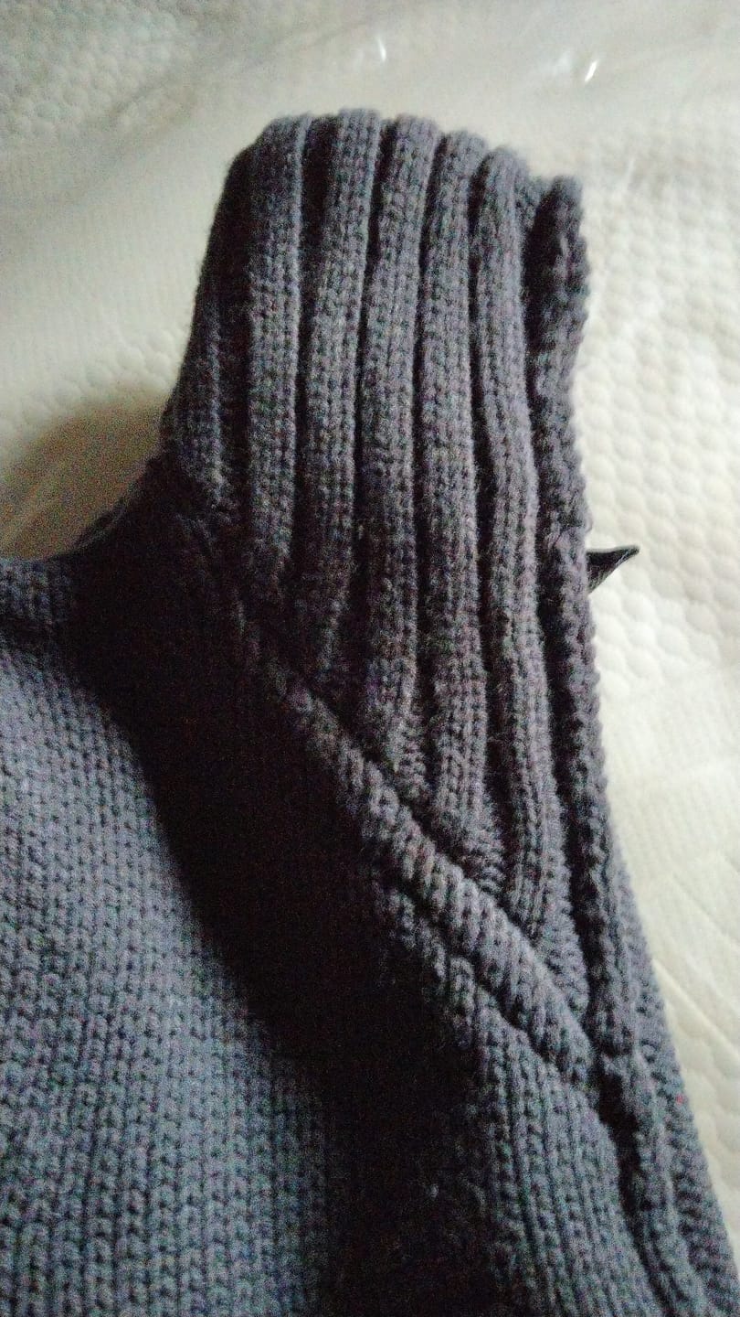 Customer photo review of Chaleco Tejido Wanser Dark Gray (Hombre)