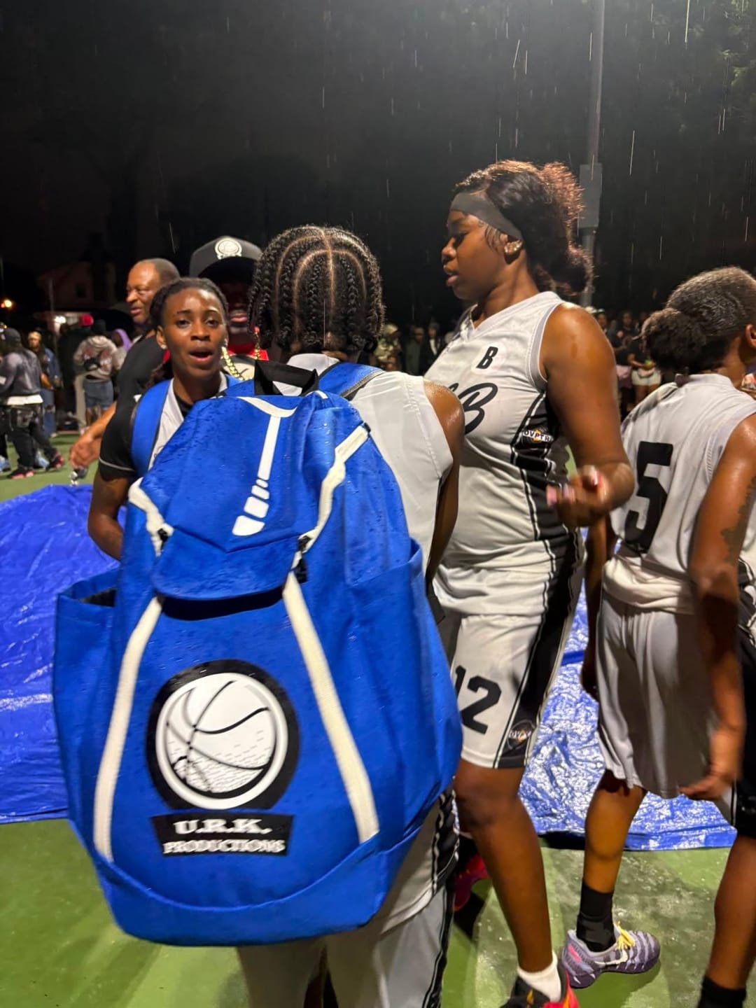 Customer photo review of Custom Basketball Backpack – Large Capacity Oxford Sports Training Backpack with Ball Storage Compartment