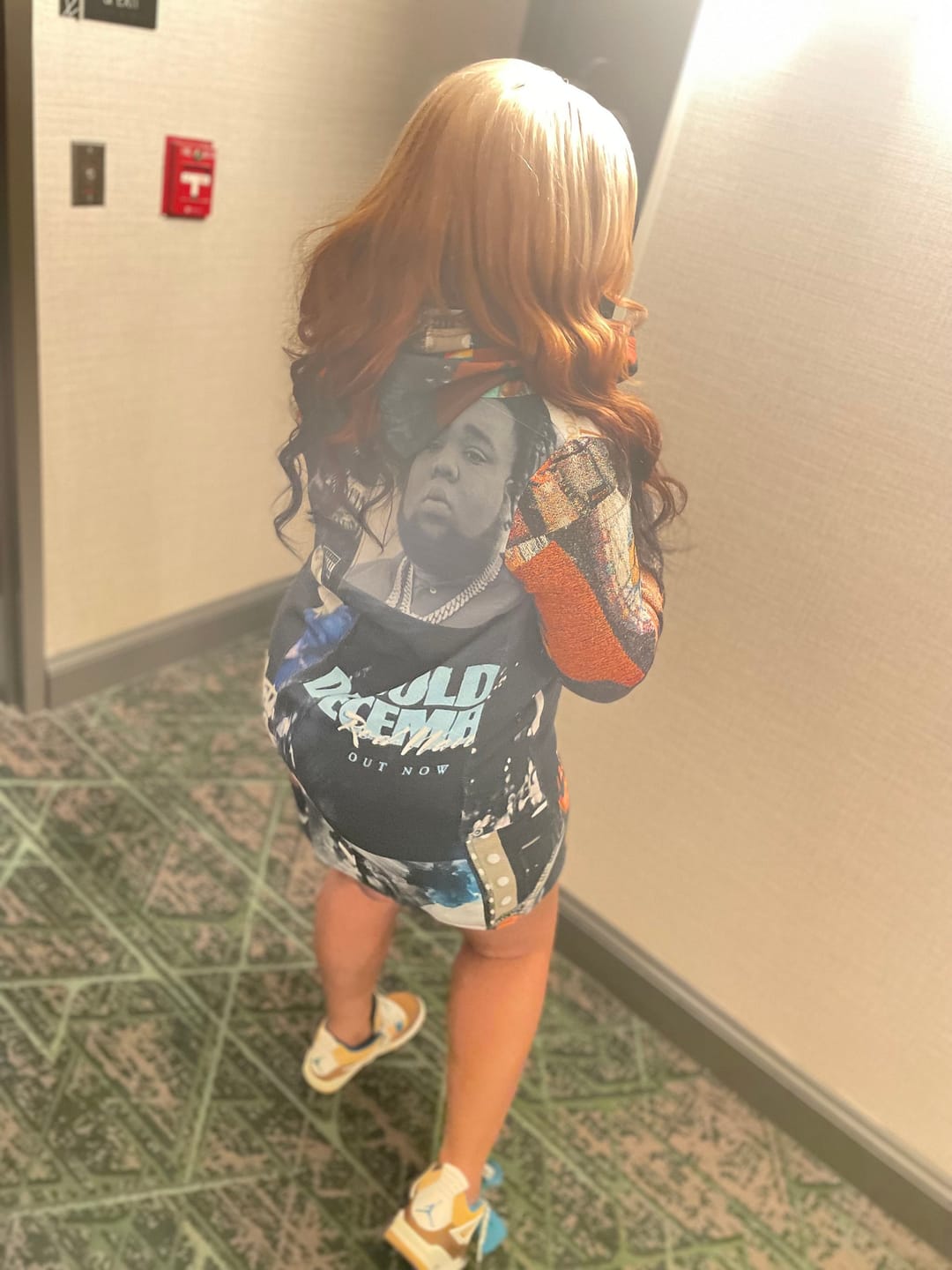 Customer photo review of Personalized Photo Woven Throw Blanket: Custom Letter Gift