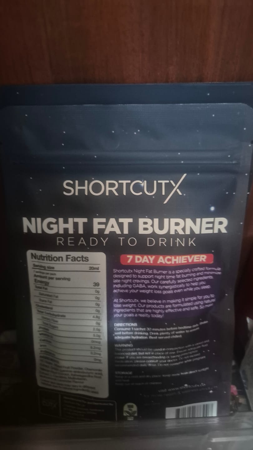 Customer photo review of Night Fat Burner Juice