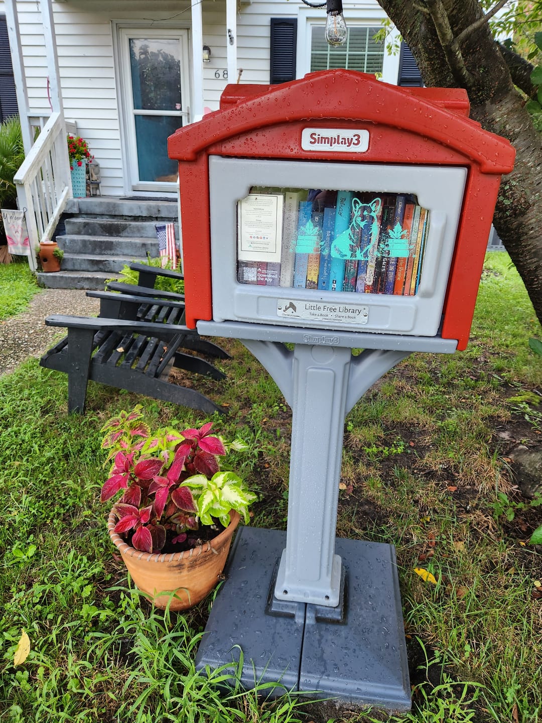 Customer photo review of Little Free Library Official Charter Sign
