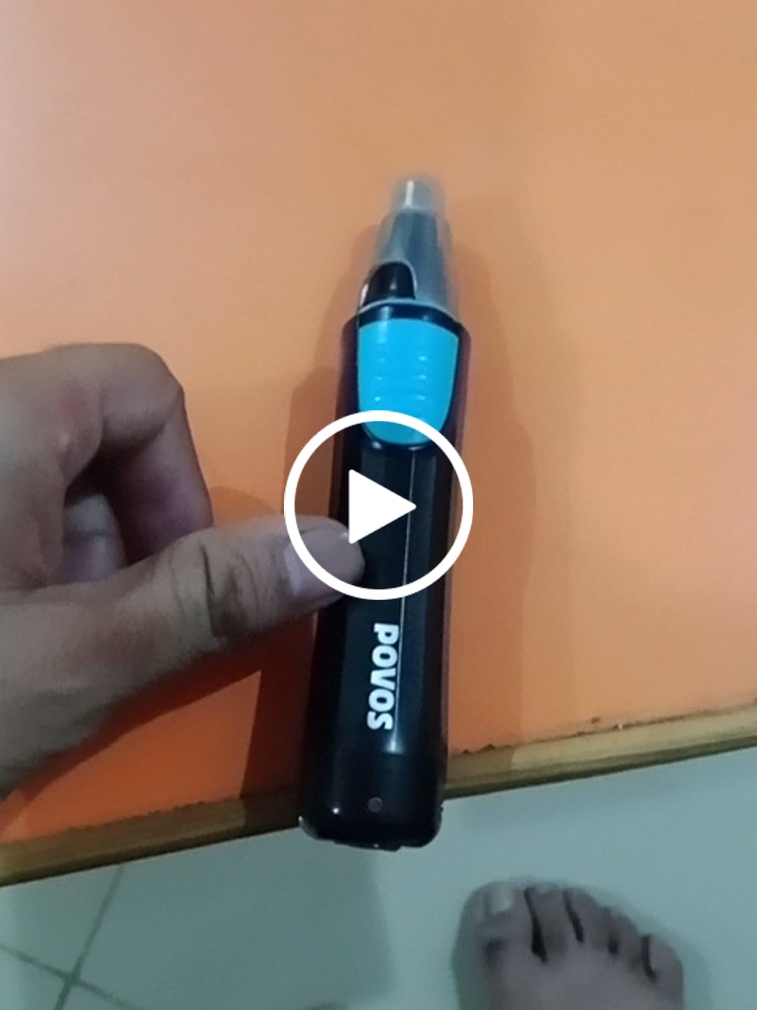 Customer video review of Povos Nose & Ear Hair Trimmer