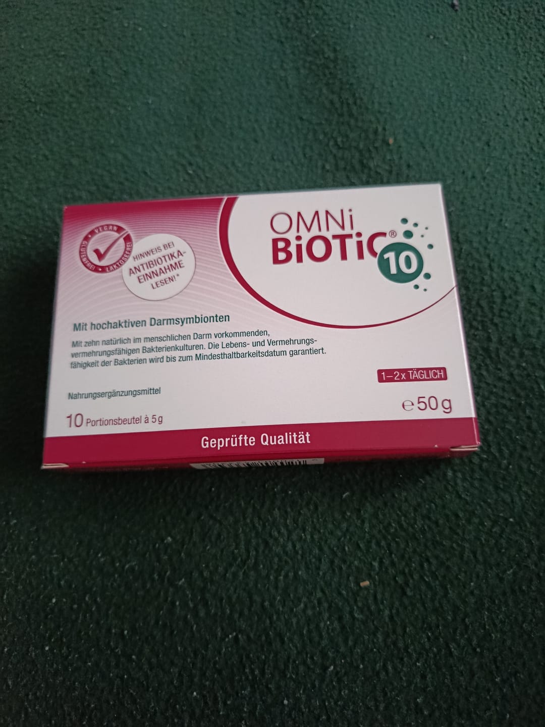 Customer photo review of OMNi-BiOTiC® 10