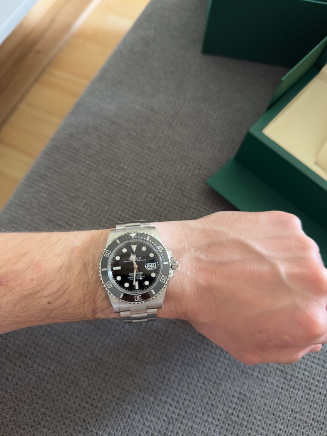 Customer photo review of Rolex Submariner Date 126610LN - Full-Set - 2026