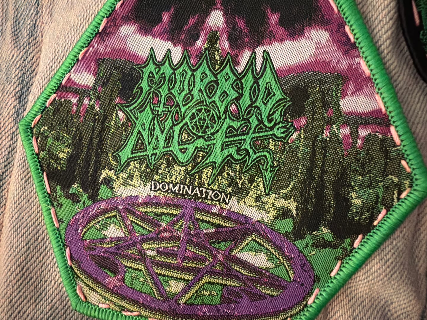 Customer photo review of Morbid Angel - Domination - Patch