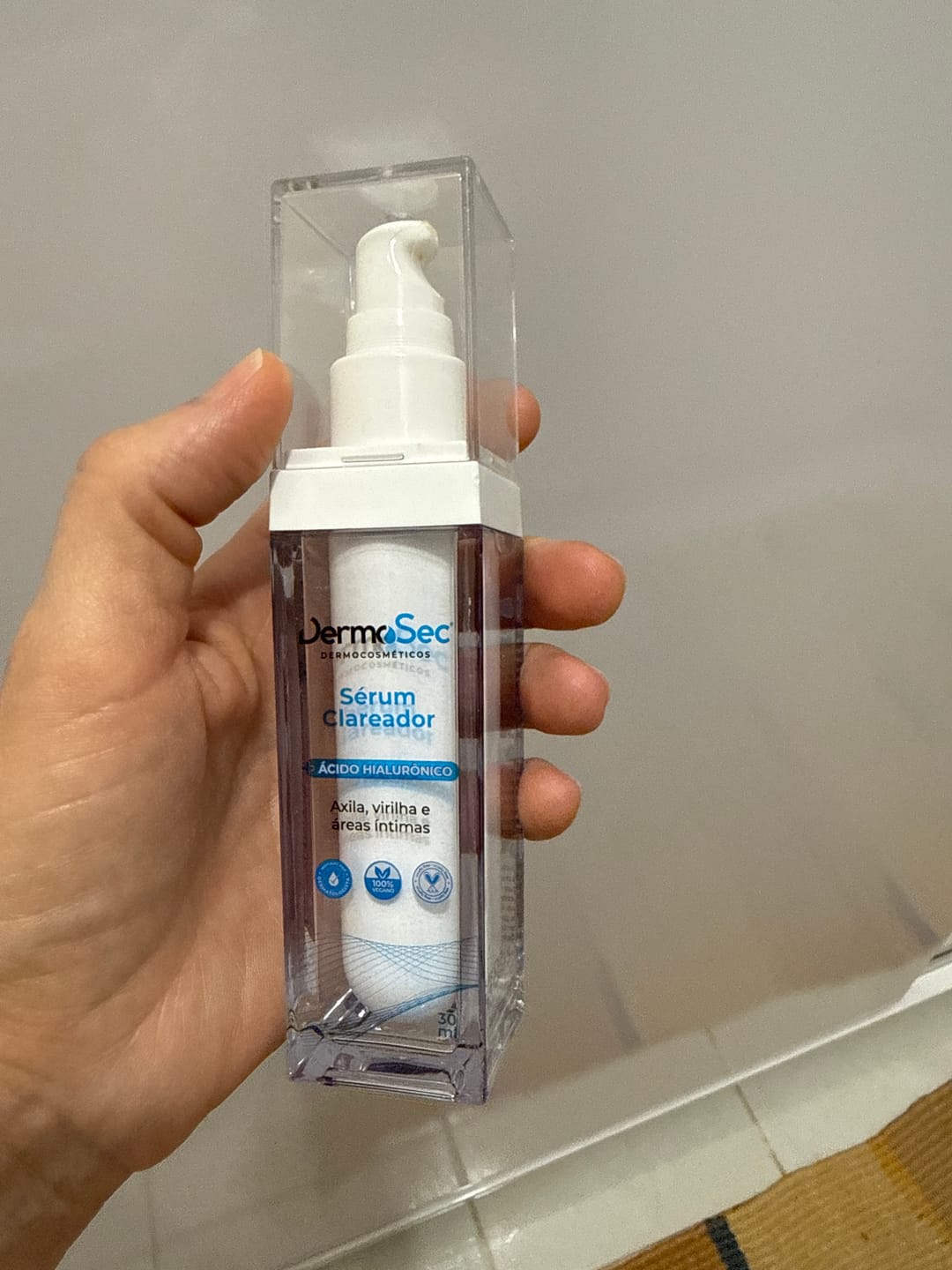 Customer photo review of Clareador para Axilas e Virilha - Uniformiza o Tom da Pele e Reduz Manchas
