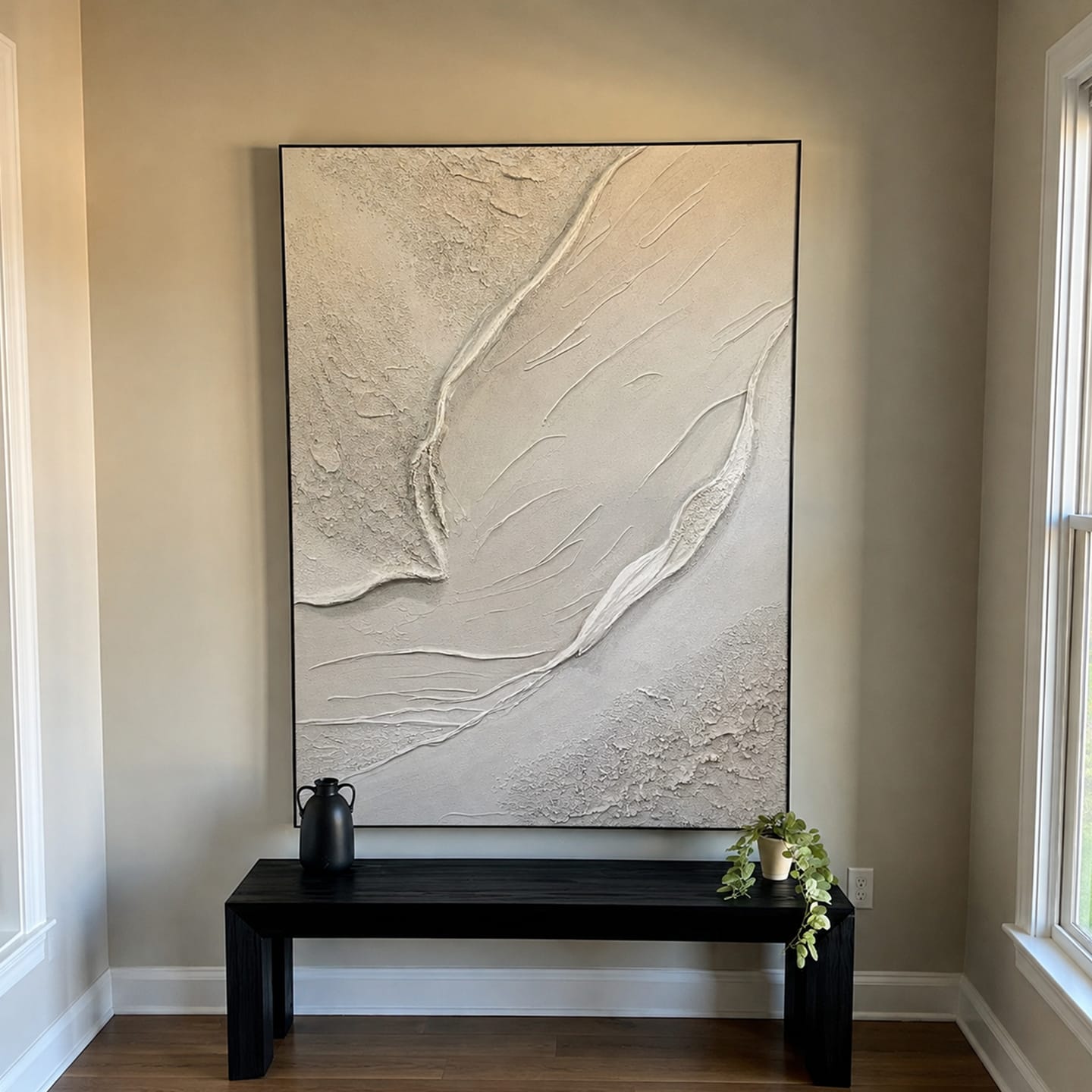 Customer photo review of Abstract Texture Wall Art # AB683