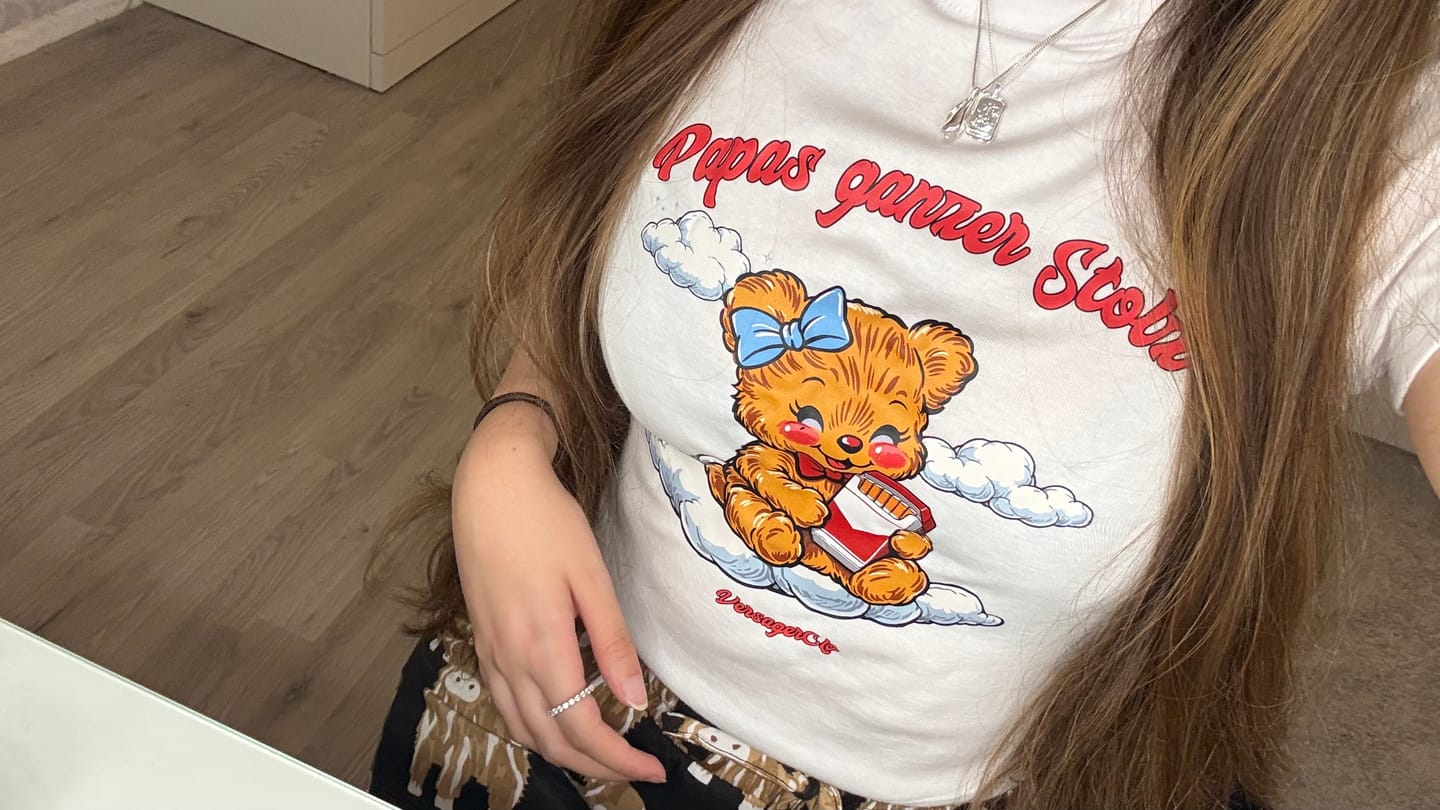 Customer photo review of Papas ganzer Stolz Baby Tee