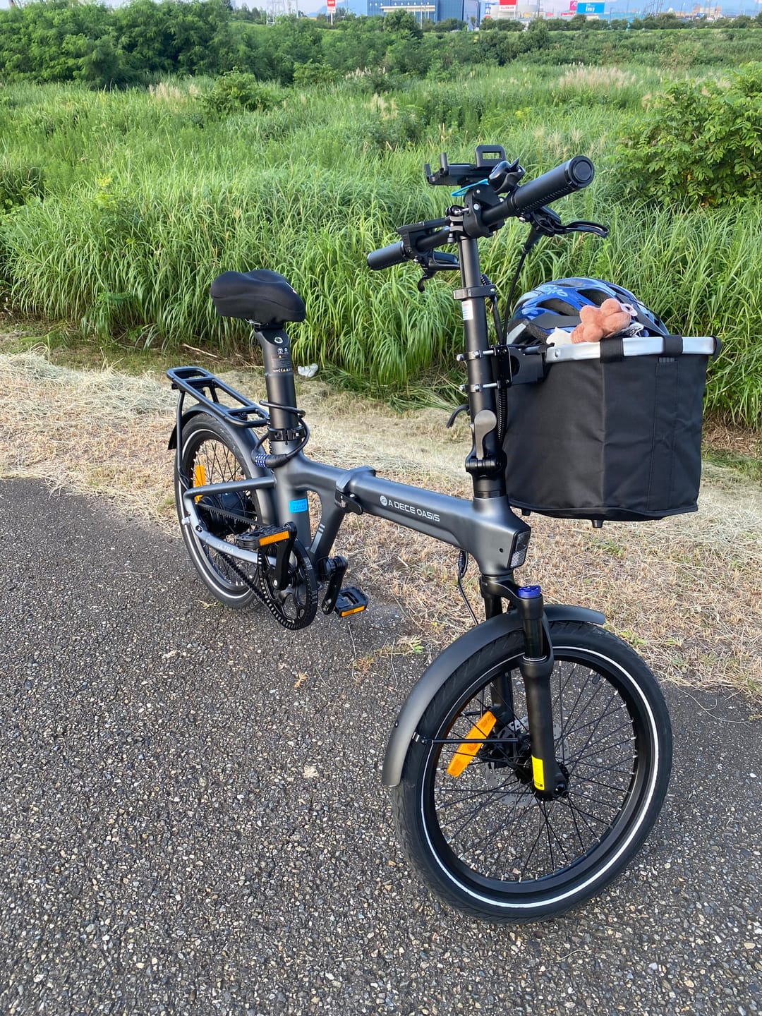 Customer photo review of 取り外し可能な折りたたみ式フロントバスケットバッグ【対応モデル：Air 20、Air 20 Pro、Air Carbon、 Air 20 Ultra】【海外直送 納品期間: 15～25日】