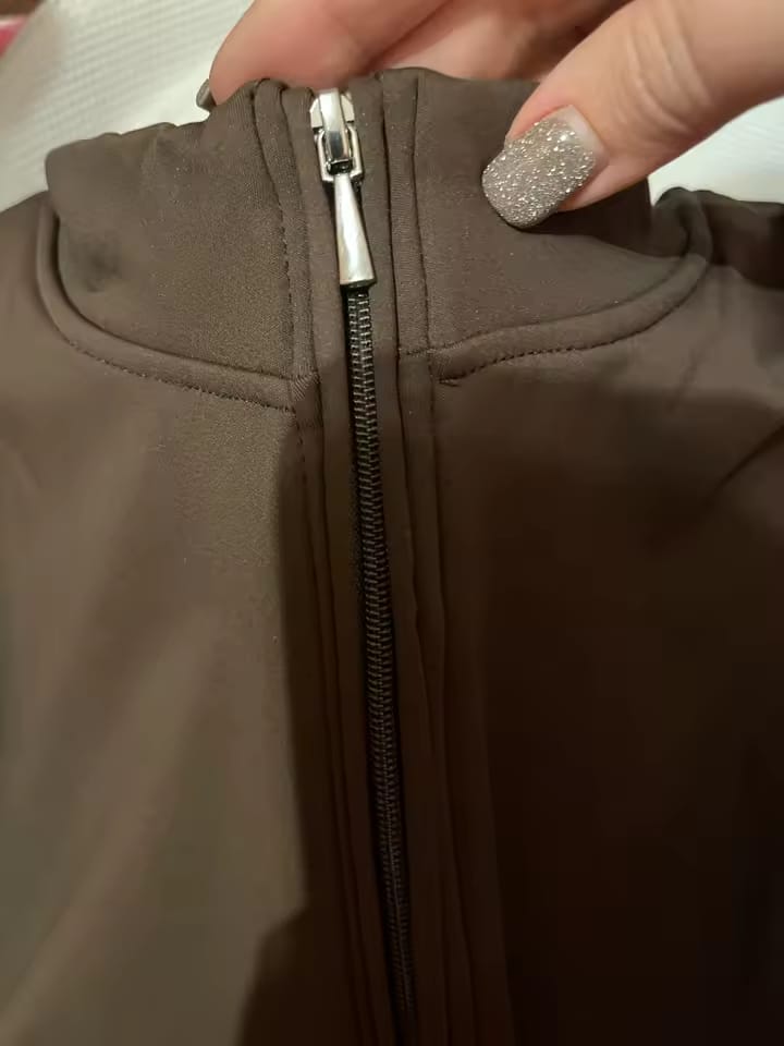 Customer photo review of Women’s Short-Sleeve Sculpting Jumpsuit – Sculpt