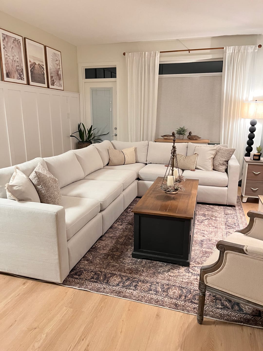 Customer photo review of Elite Comfort Sectional