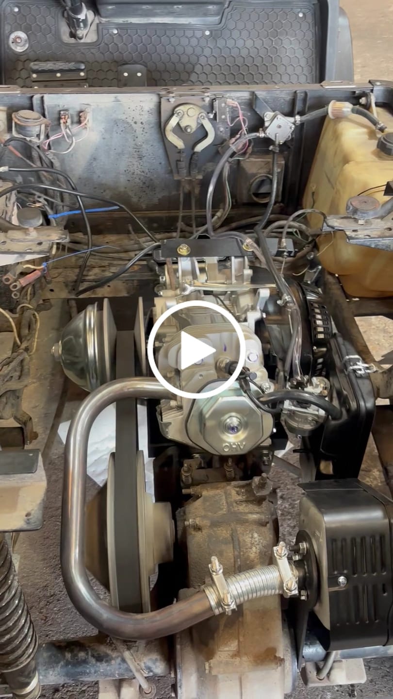 Customer video review of EZ-GO 1994-2001 Conversion Kit - Fits Predator 13HP & Honda GX390 Engines