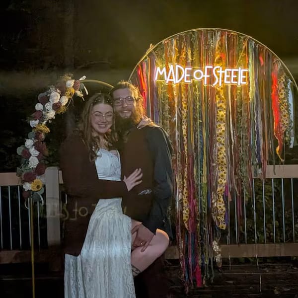 Customer photo review of Custom Neon: MADE OF STEELE