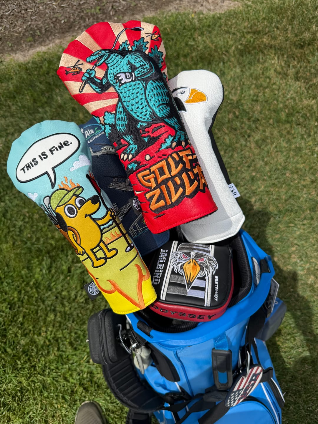 Customer photo review of Golf-Zilla Headcover